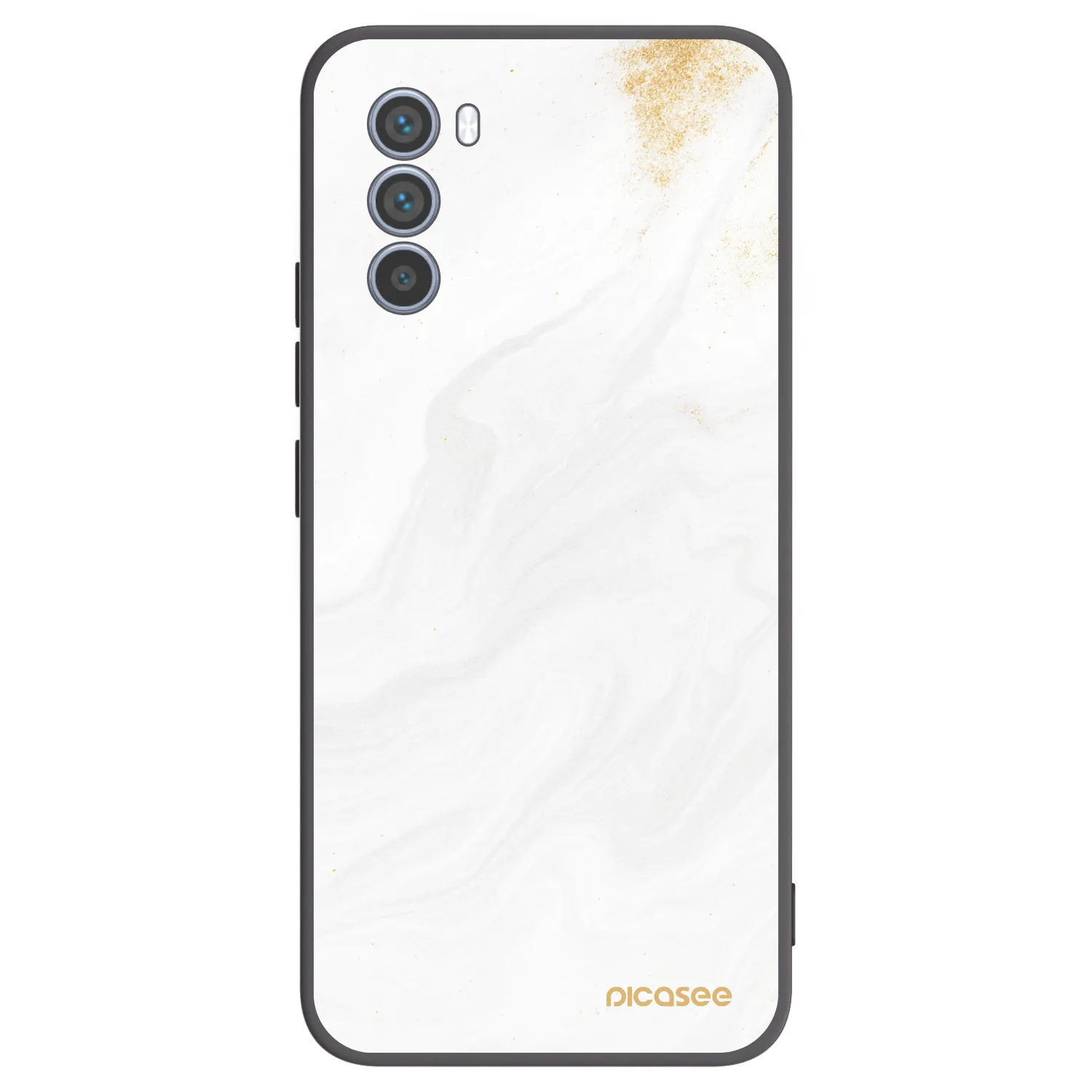 Picasee Motorola Moto G62 Hülle - Schwarzes Silikon - White