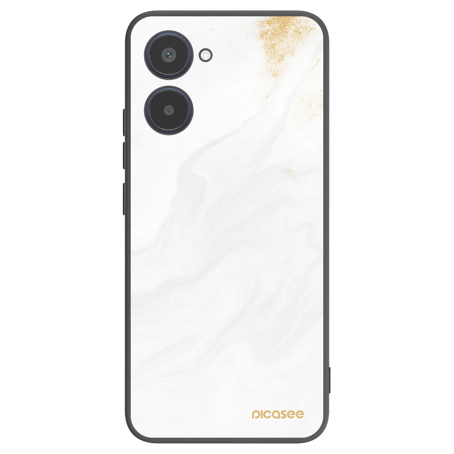 Picasee Realme 10 4G Hülle - Schwarzes Silikon - White