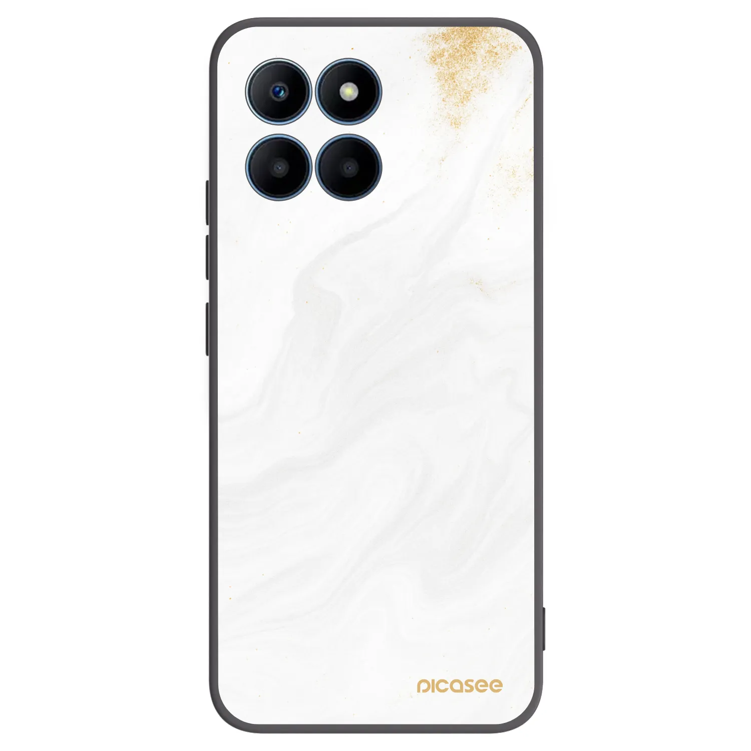 Picasee Honor 70 Lite Hülle - Schwarzes Silikon - White