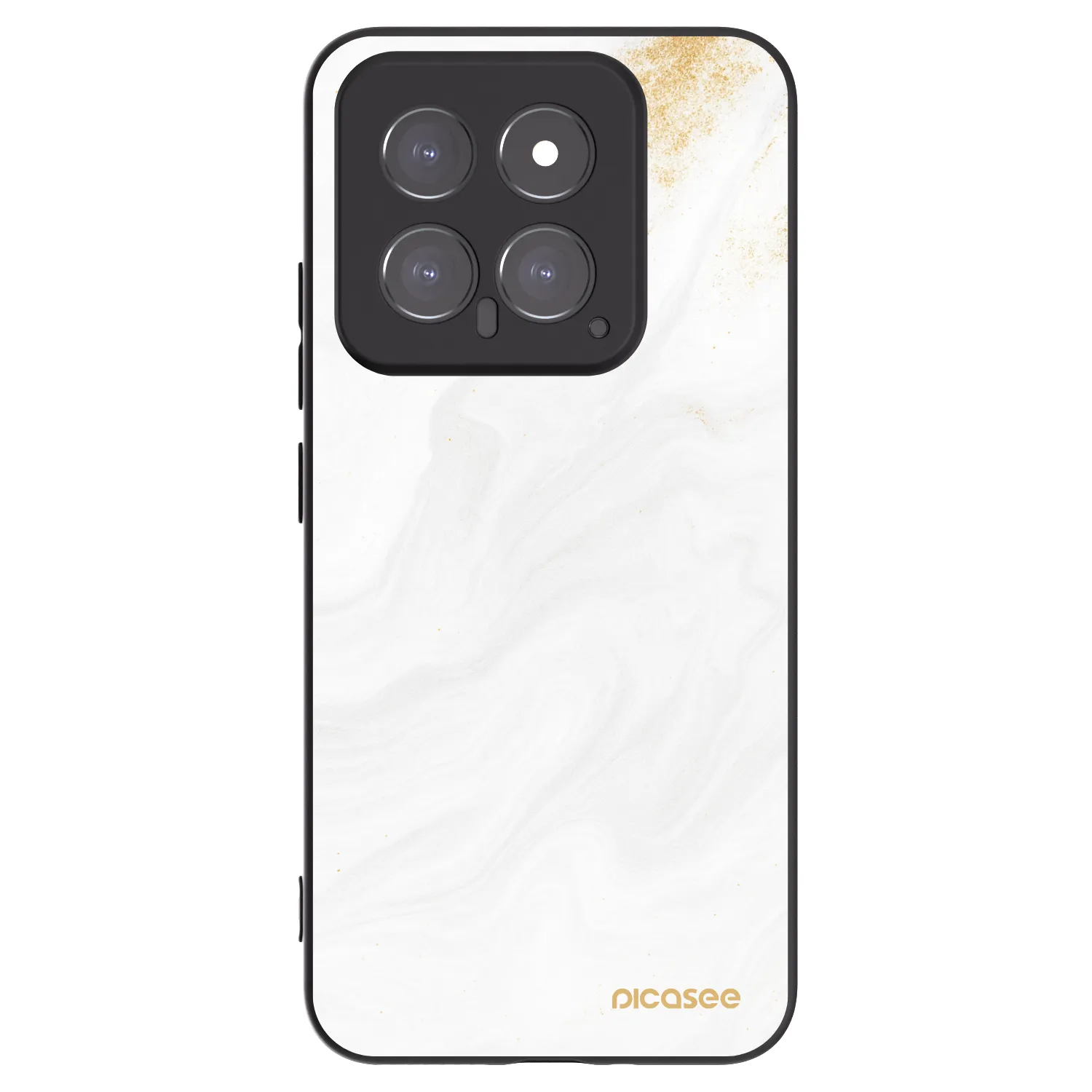 Picasee Xiaomi 14 Hülle - Schwarzes Silikon - White