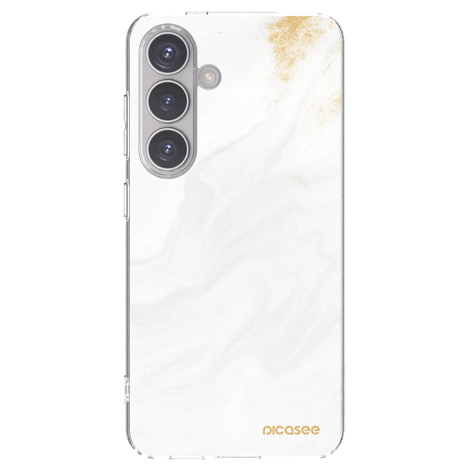 Picasee Samsung Galaxy S24 S921B 5G Hülle - Transparentes Silikon - White