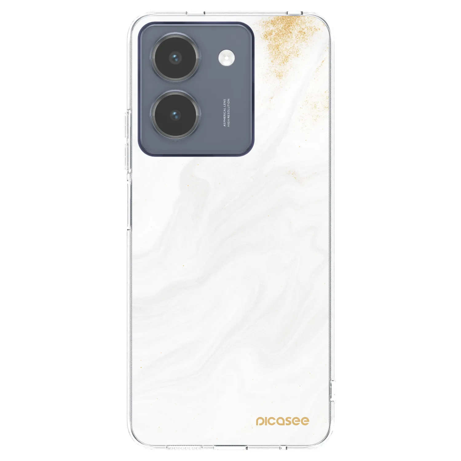 Picasee Vivo Y36 4G Hülle - Transparentes Silikon - White