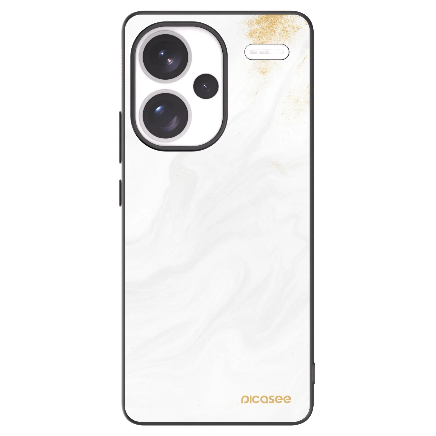 Picasee Xiaomi Redmi Note 13 Pro+ 5G Hülle - Schwarzes Silikon - White