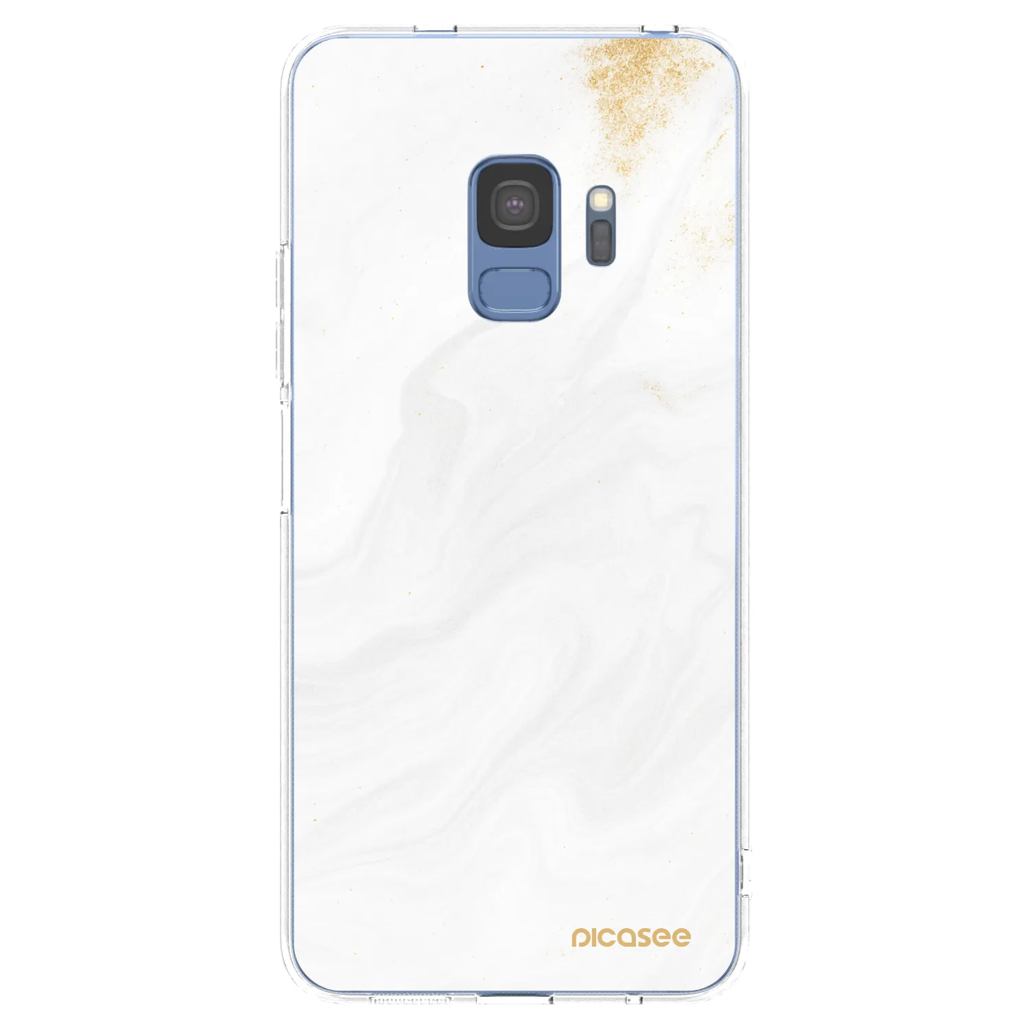 Picasee Samsung Galaxy S9 G960F Hülle - Transparentes Silikon - White