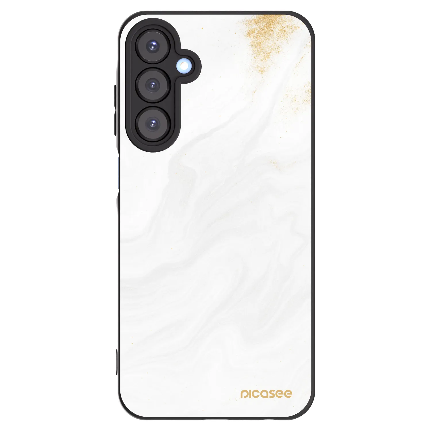 Picasee Samsung Galaxy A25 A256B 5G Hülle - Schwarzes Silikon - White