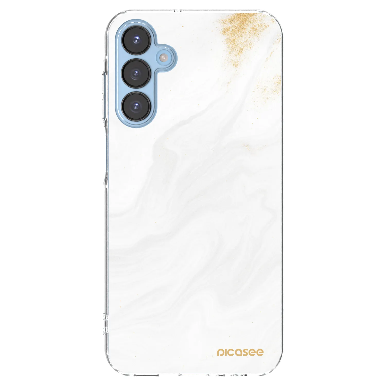 Picasee Samsung Galaxy A15 A156B 5G Hülle - Transparentes Silikon - White
