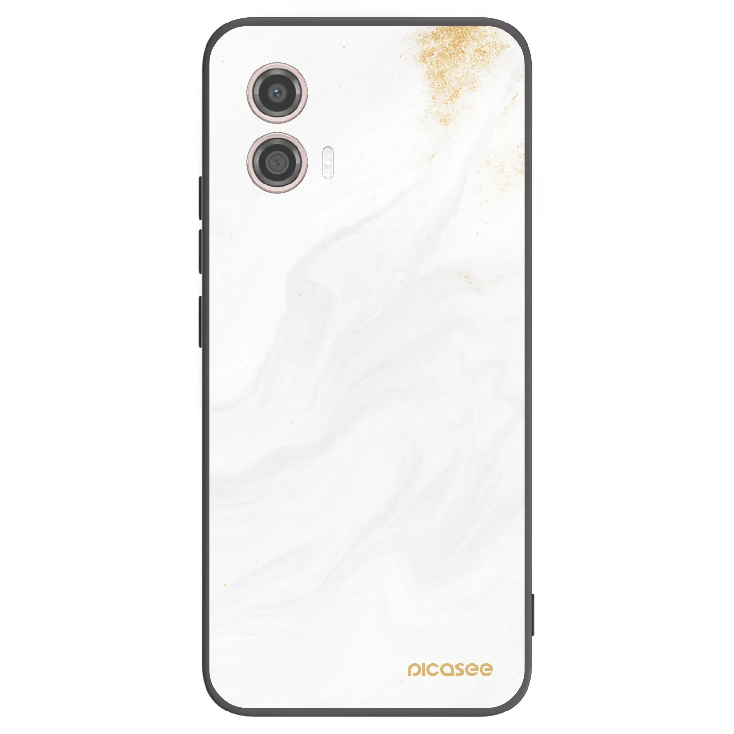 Picasee Motorola Moto G53 5G Hülle - Schwarzes Silikon - White