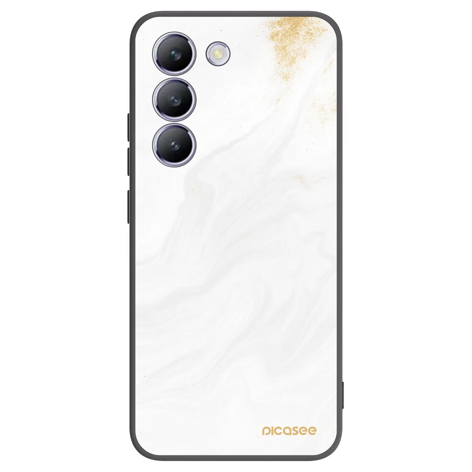 Picasee Vivo V40 SE 5G Hülle - Schwarzes Silikon - White