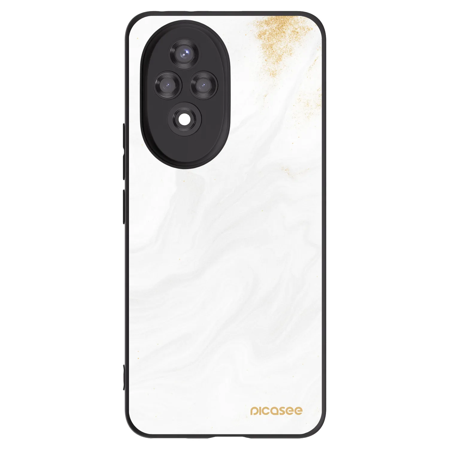 Picasee Honor 200 5G Hülle - Schwarzes Silikon - White