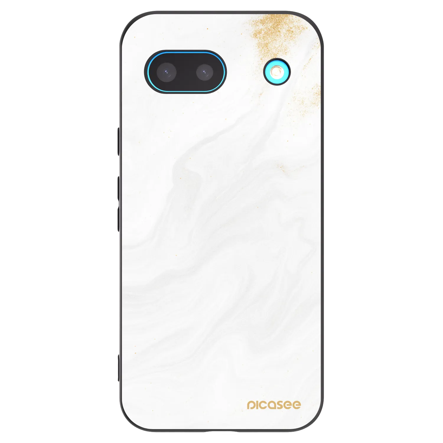 Picasee Google Pixel 8 Hülle - Schwarzes Silikon - White