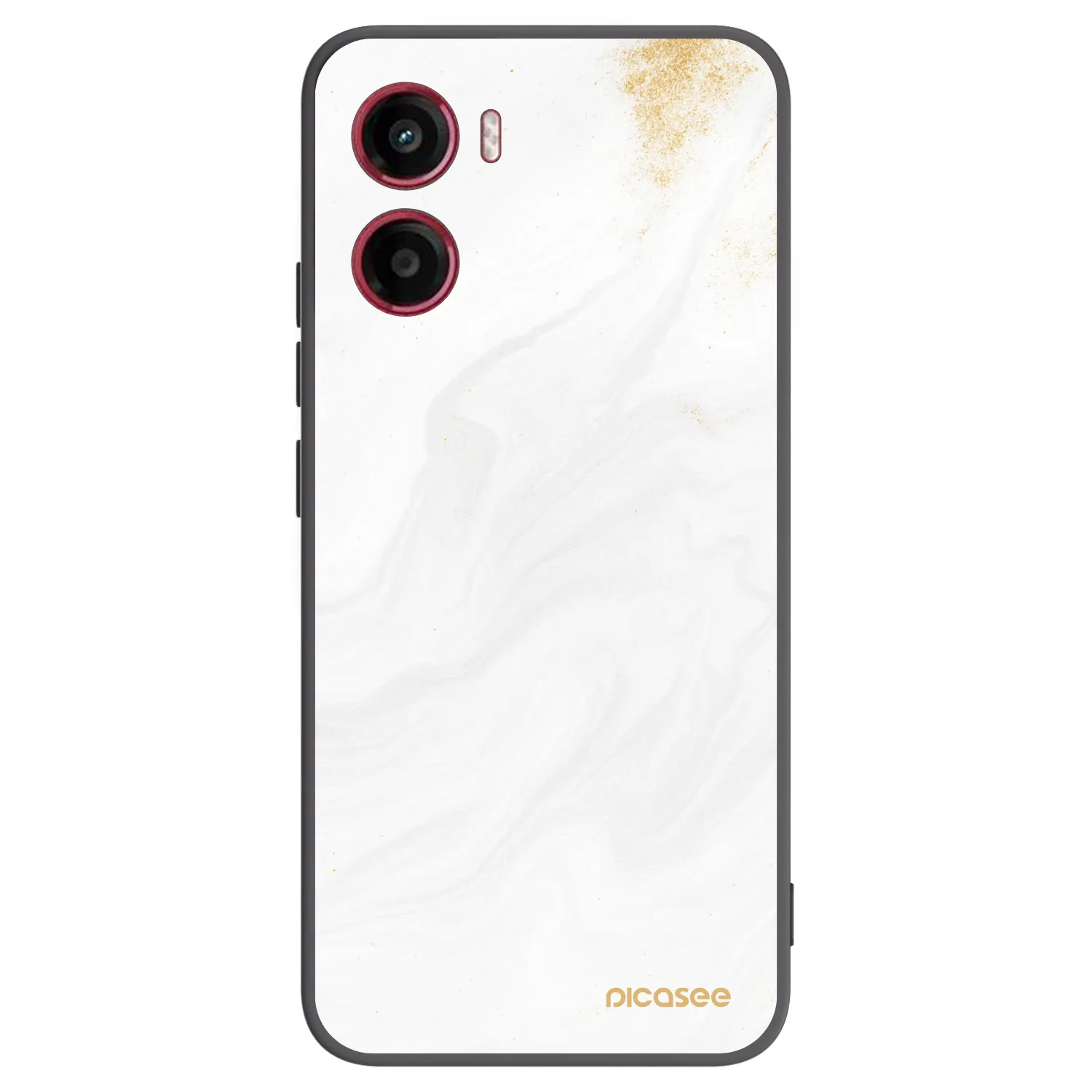 Picasee Motorola Moto G05 Hülle - Schwarzes Silikon - White