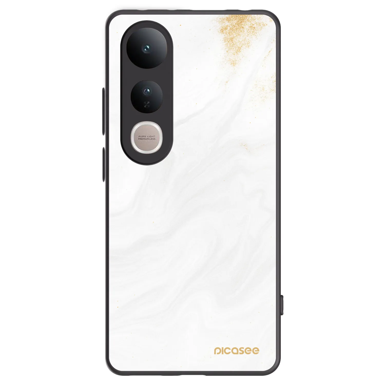 Picasee Vivo V50 Lite 5G Hülle - Schwarzes Silikon - White