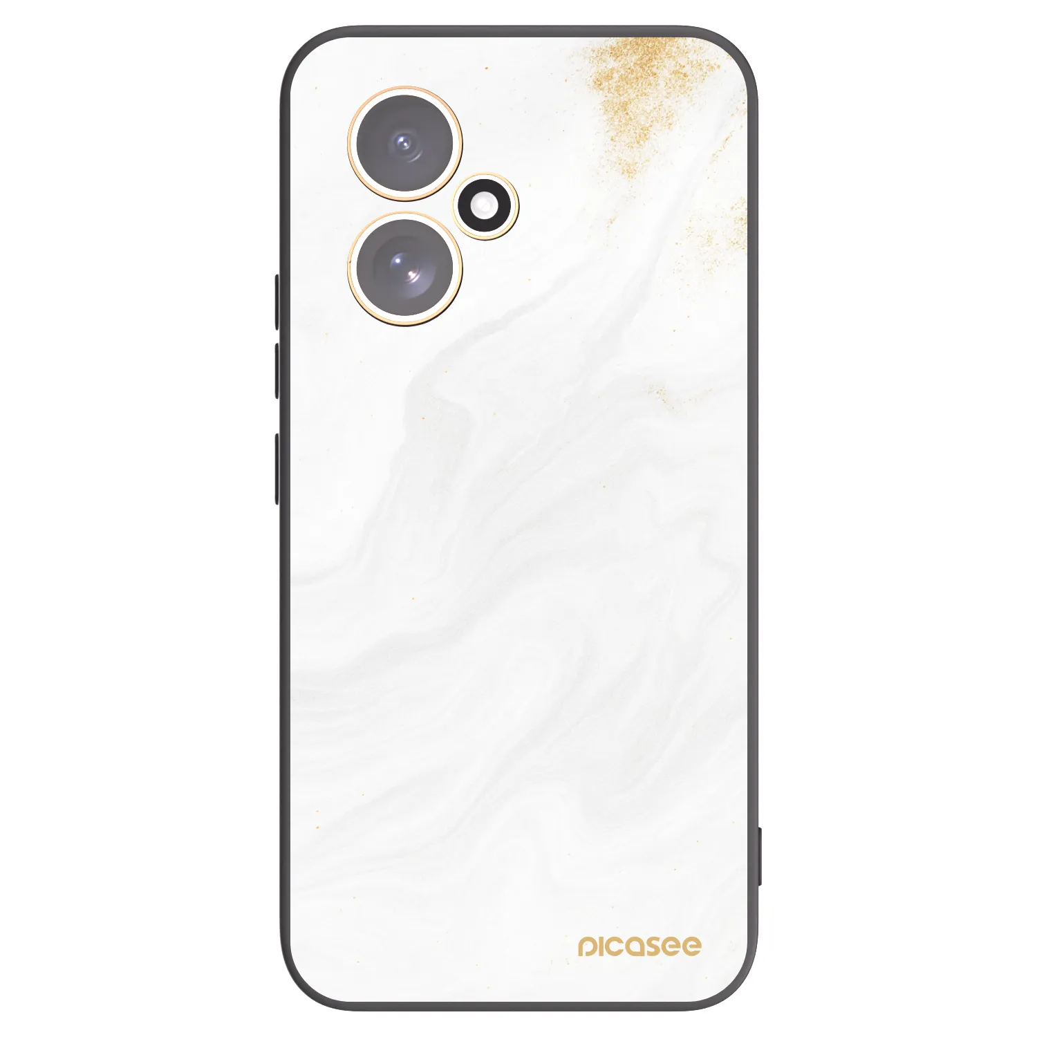 Picasee Honor 400 5G Hülle - Schwarzes Silikon - White
