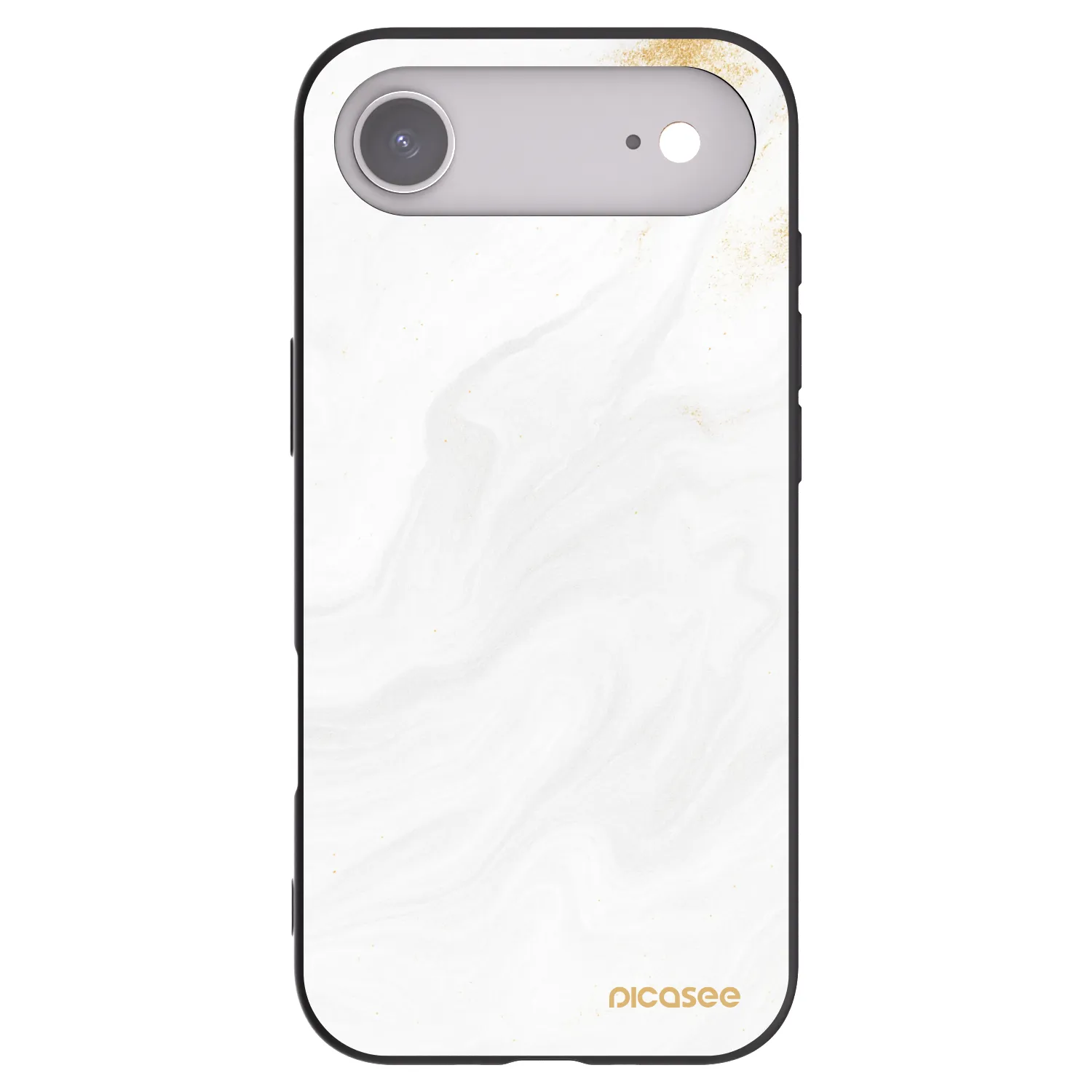 Picasee Apple iPhone Air Hülle - Schwarzes Silikon - White