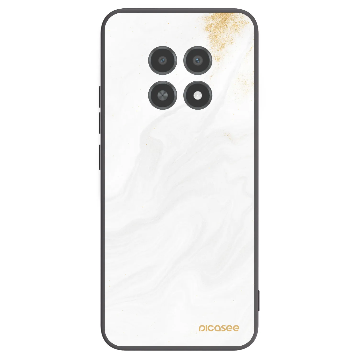 Picasee Realme 12X Hülle - Schwarzes Silikon - White