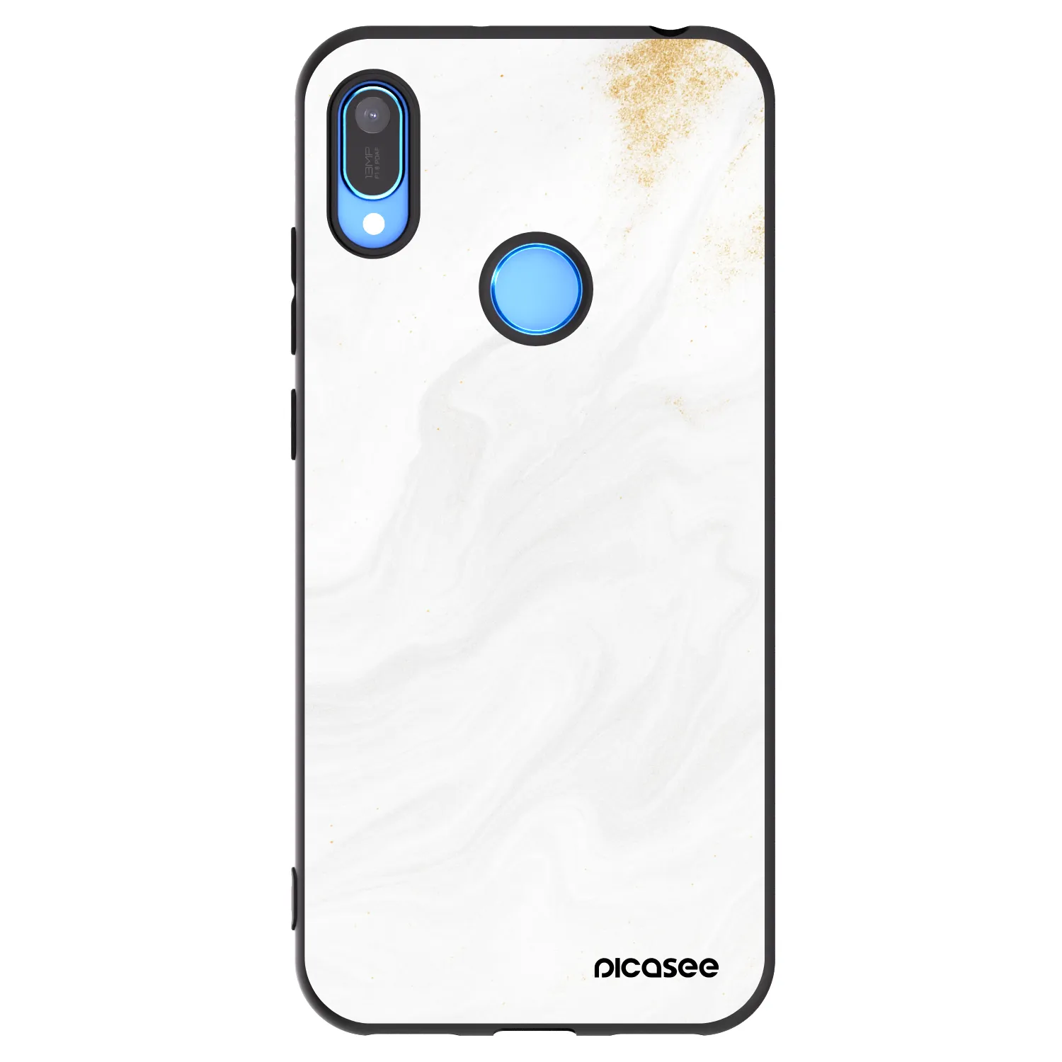 Picasee Huawei Y6 2019 Hülle - Schwarzes Silikon - White
