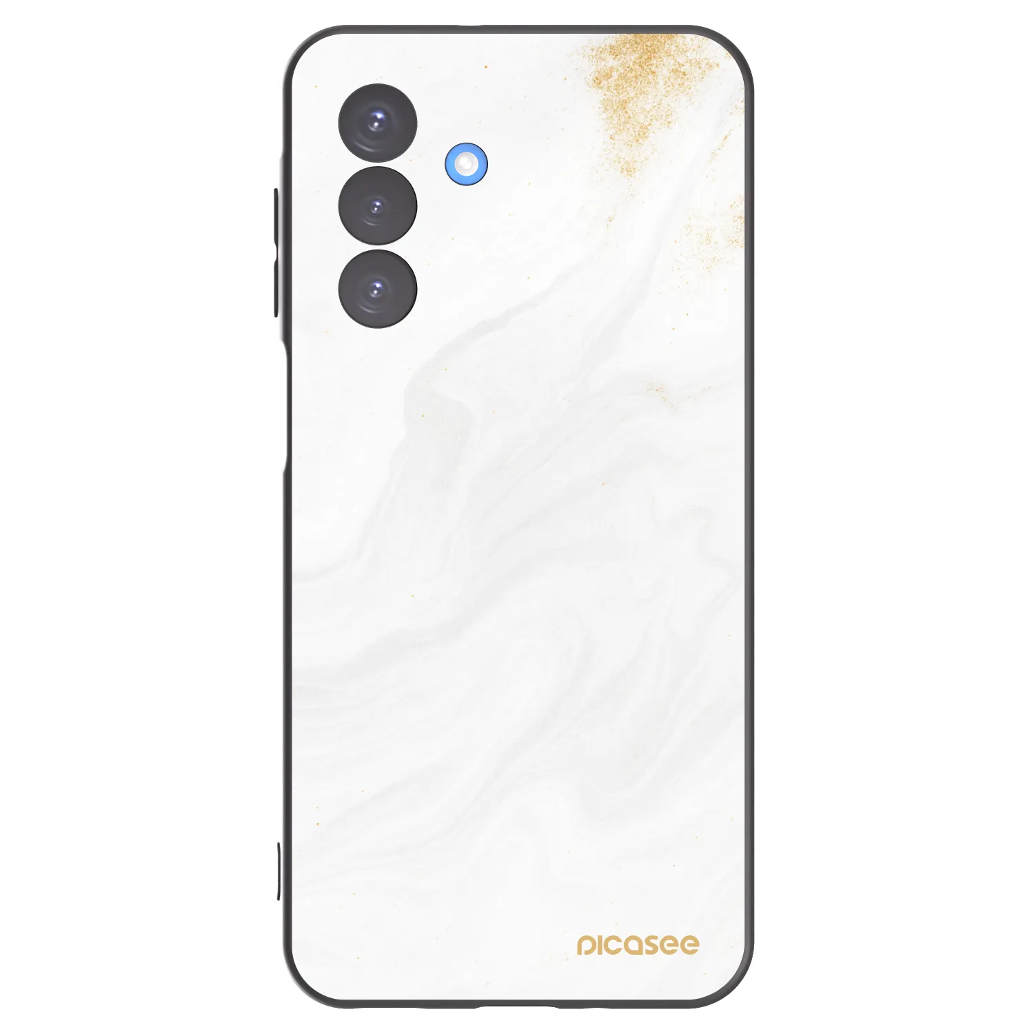 Picasee Samsung Galaxy A17 5G Hülle - Schwarzes Silikon - White