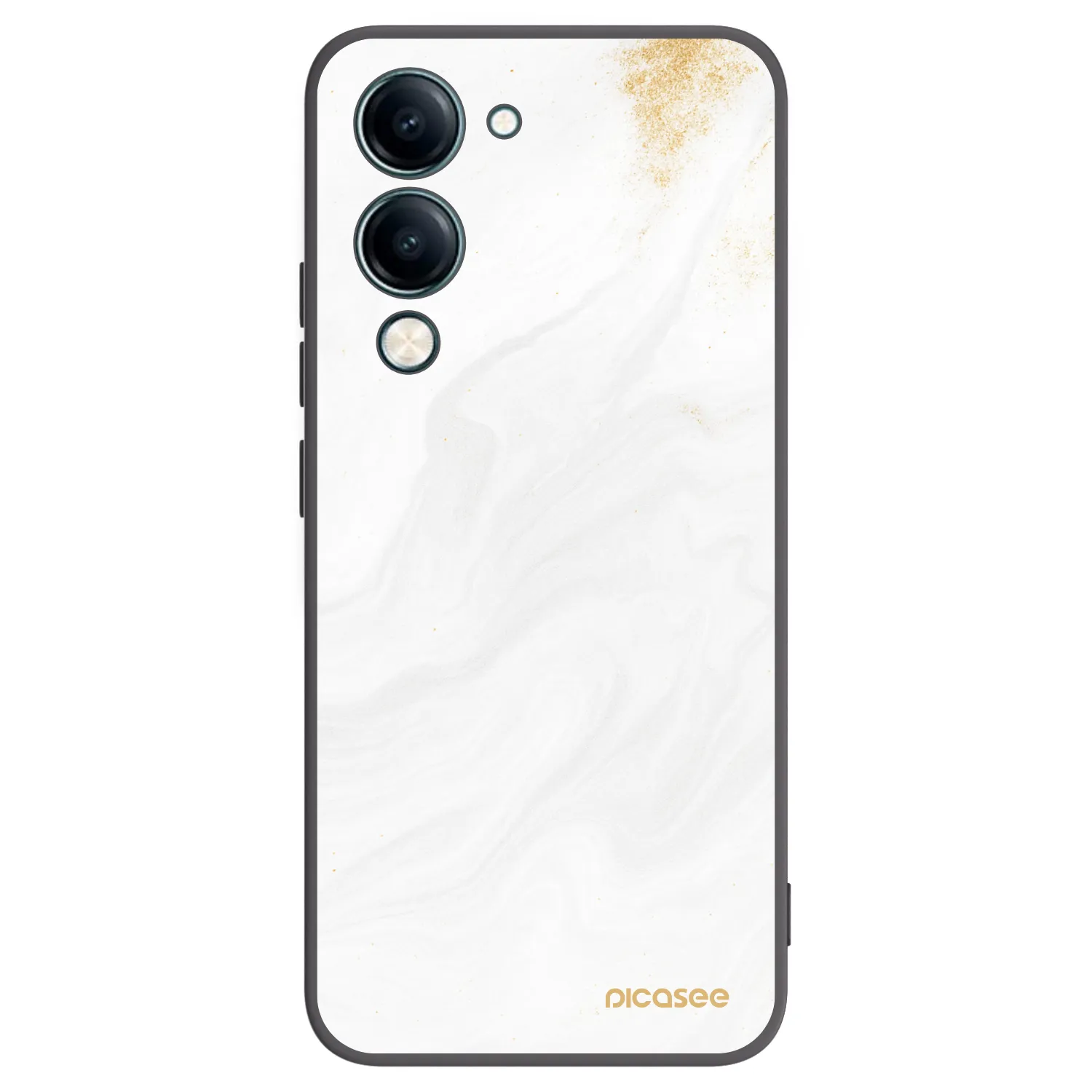 Picasee Vivo Y29s 5G Hülle - Schwarzes Silikon - White