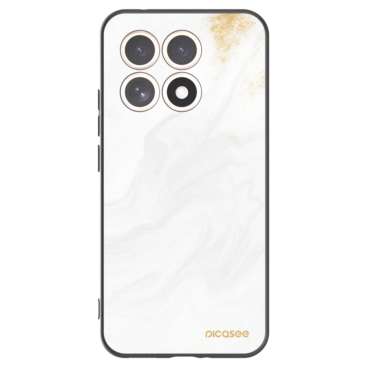 Picasee Xiaomi 15T Hülle - Schwarzes Silikon - White