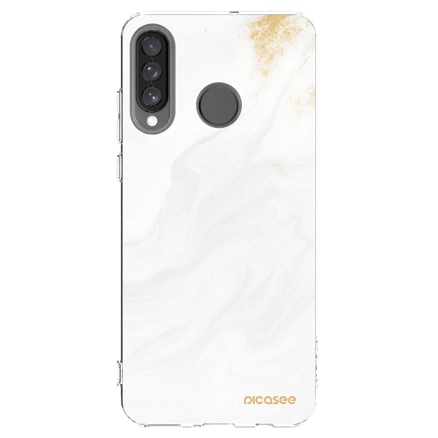 Picasee Huawei P30 Lite Hülle - Transparentes Silikon - White