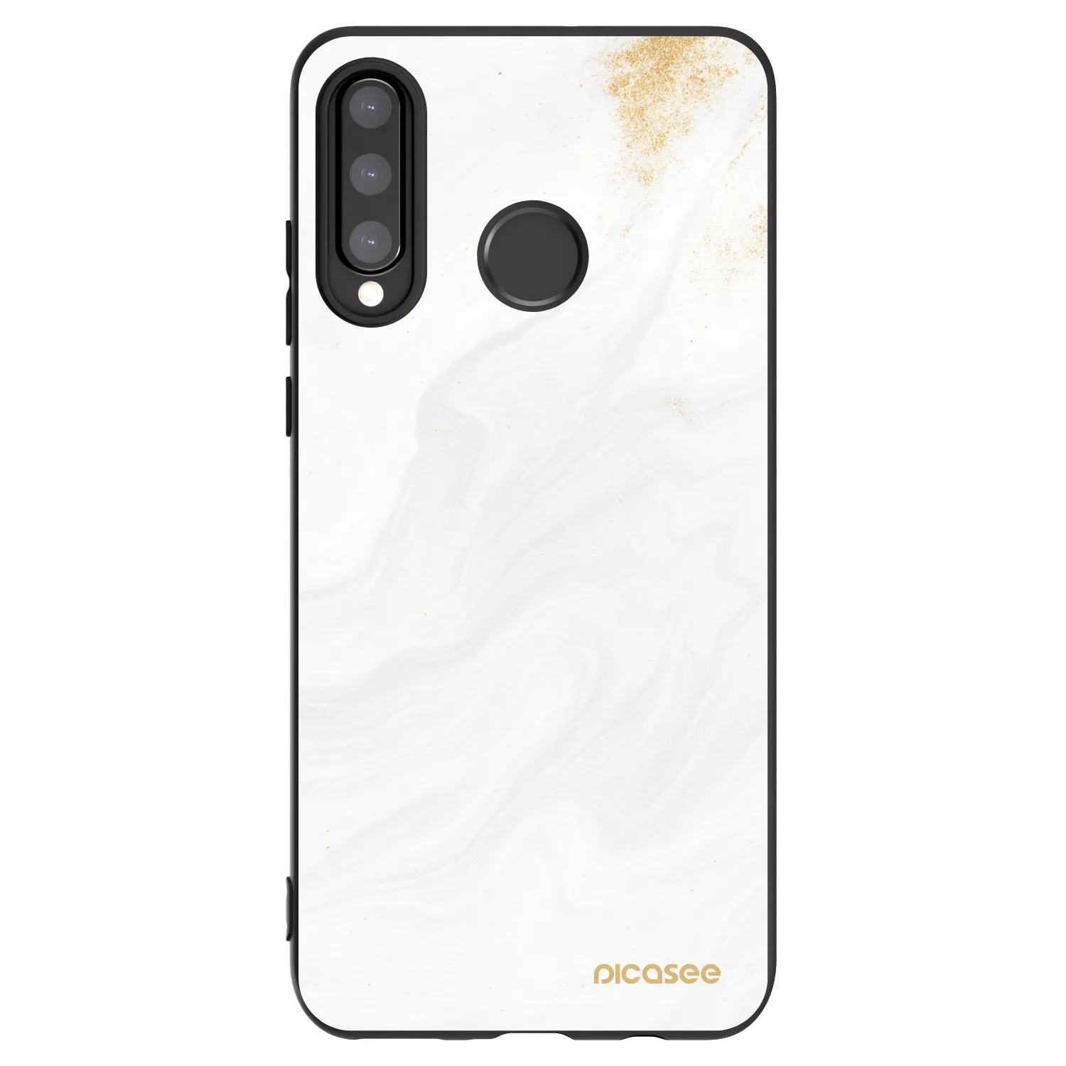 Picasee Huawei P30 Lite Hülle - Schwarzes Silikon - White