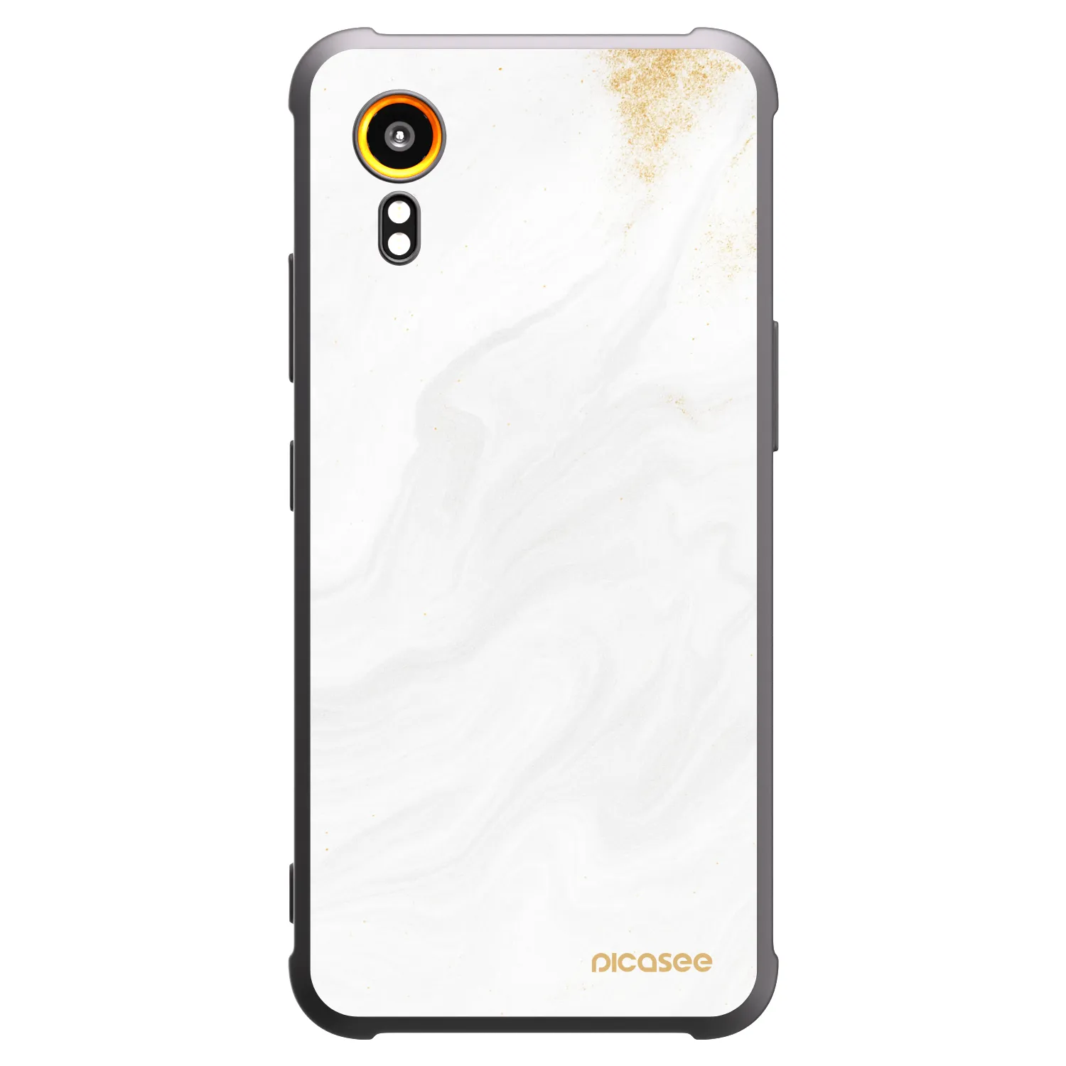 Picasee Samsung Galaxy Xcover 7 Hülle - Schwarzes Silikon - White