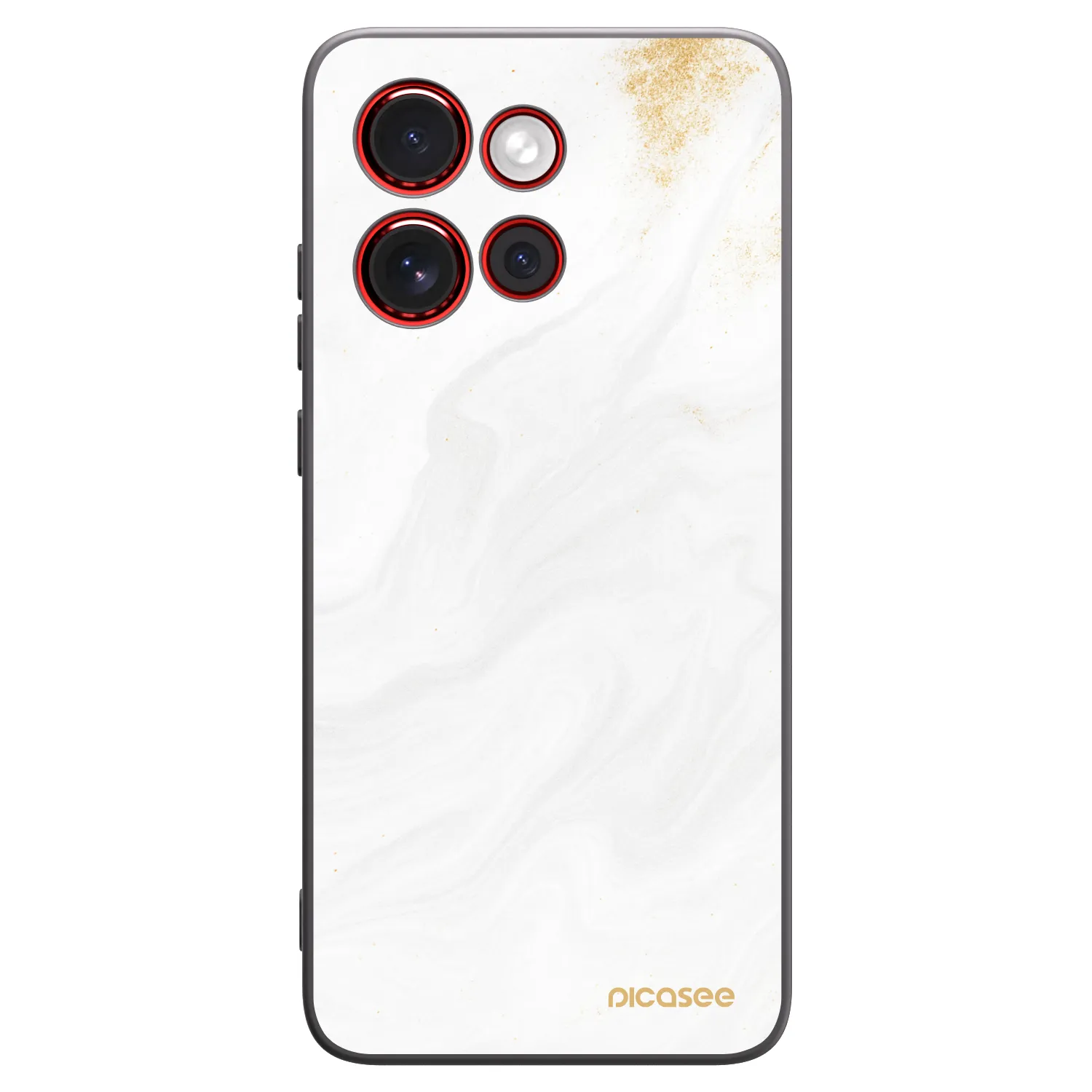 Picasee Motorola Edge 60 Neo 5G Hülle - Schwarzes Silikon - White