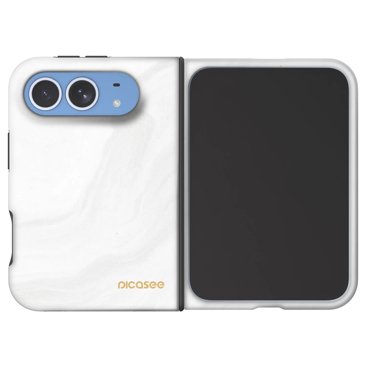 Picasee Fashion Case MagSafe für Apple iPhone Duo - White