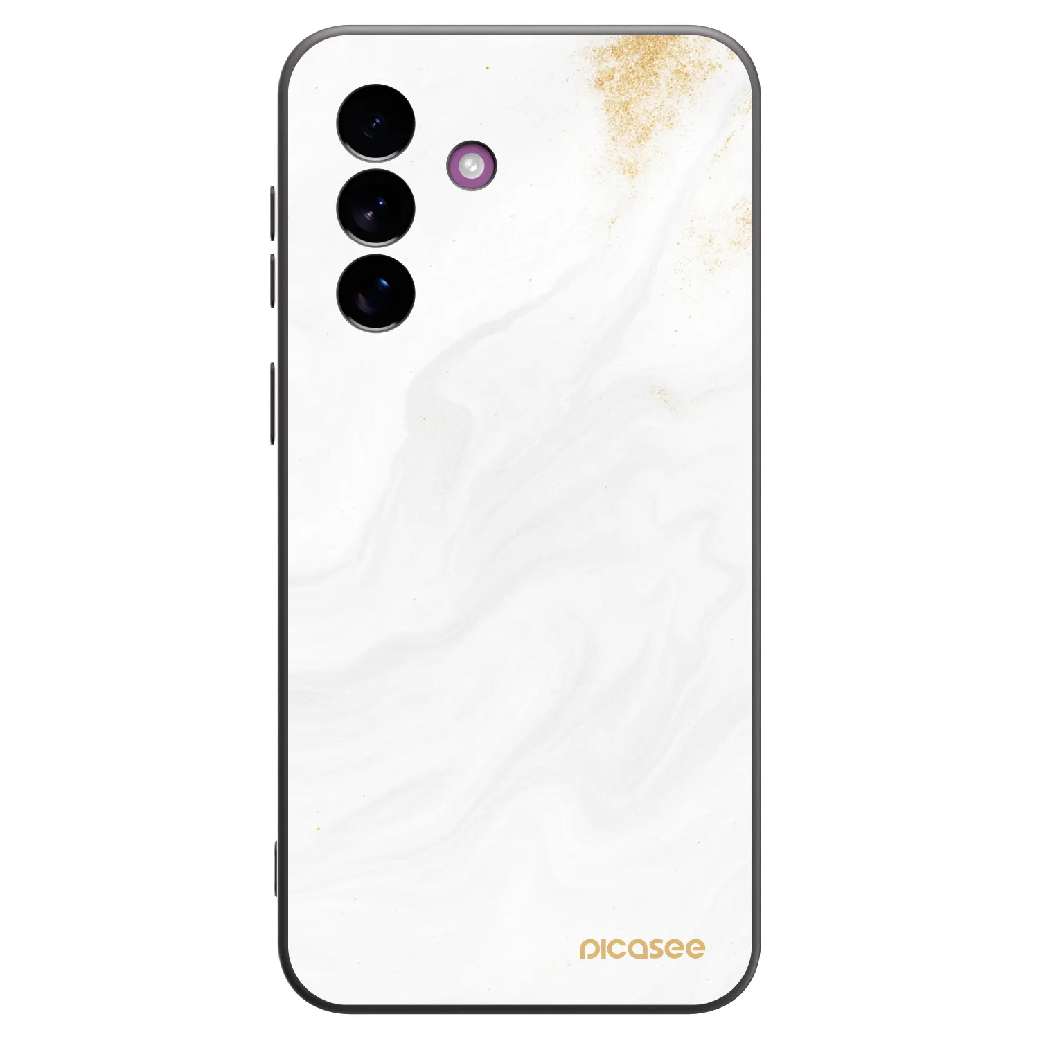 Picasee Samsung Galaxy A37 Hülle - Schwarzes Silikon - White