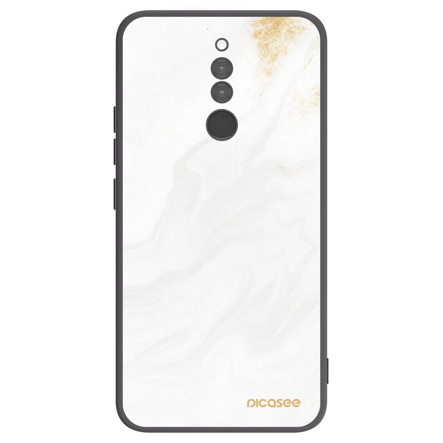 Picasee Xiaomi Redmi 8 Hülle - Schwarzes Silikon - White