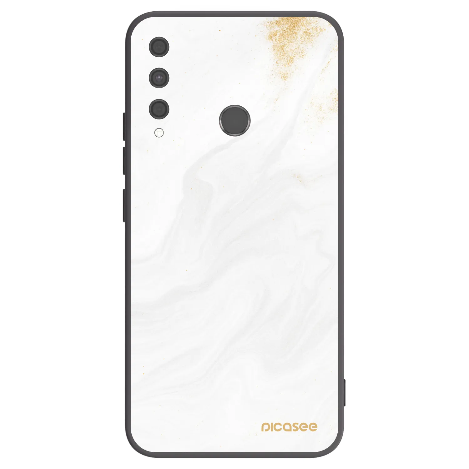 Picasee Huawei P40 Lite E Hülle - Schwarzes Silikon - White