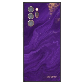 Picasee Samsung Galaxy Note 20 Ultra Hülle - Schwarzes Silikon - Purple