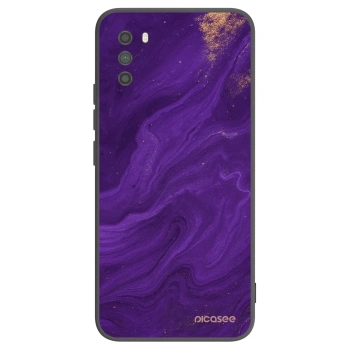 Picasee Xiaomi Poco M3 Hülle - Schwarzes Silikon - Purple