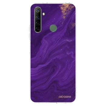 Picasee Realme 6i Hülle - Transparentes Silikon - Purple
