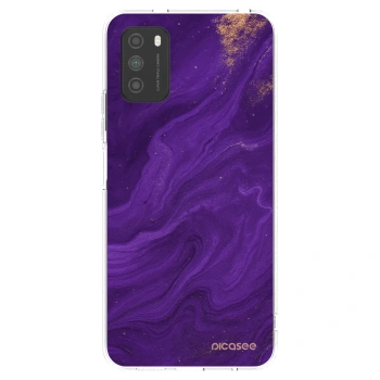 Picasee Xiaomi Poco M3 Hülle - Transparentes Silikon - Purple