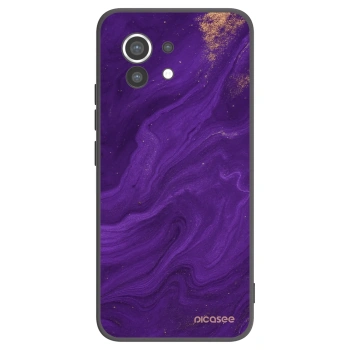 Picasee Xiaomi Mi 11 Hülle - Schwarzes Silikon - Purple