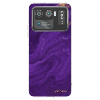Picasee Xiaomi Mi 11 Ultra Hülle - Transparentes Silikon - Purple