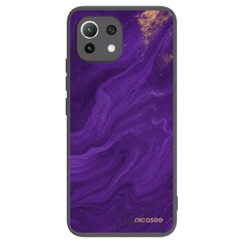 Picasee Xiaomi 11 Lite 5G NE Hülle - Schwarzes Silikon - Purple