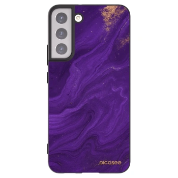 Picasee Samsung Galaxy S22+ 5G Hülle - Schwarzes Silikon - Purple