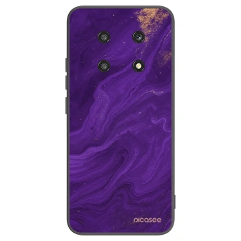 Picasee Honor Magic4 Lite 5G Hülle - Schwarzes Silikon - Purple