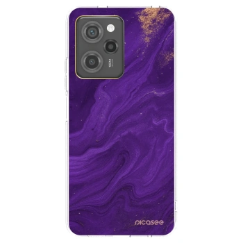 Picasee Xiaomi Poco X5 Pro Hülle - Transparentes Silikon - Purple