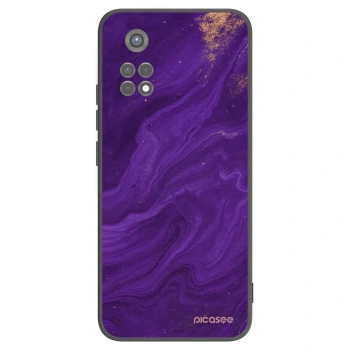 Picasee Xiaomi Redmi Note 11S 5G Hülle - Schwarzes Silikon - Purple