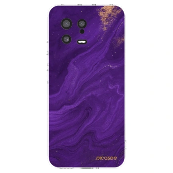 Picasee Xiaomi 13 Hülle - Transparentes Silikon - Purple