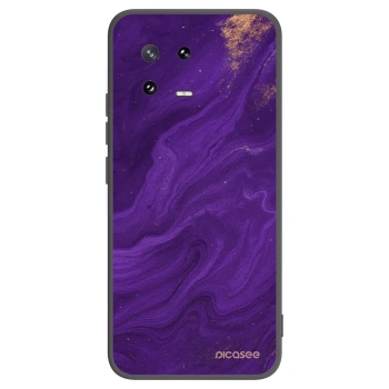 Picasee Xiaomi 13 Pro Hülle - Schwarzes Silikon - Purple