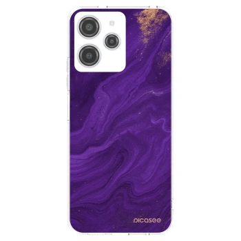 Picasee Xiaomi Redmi 12 4G Hülle - Transparentes Silikon - Purple