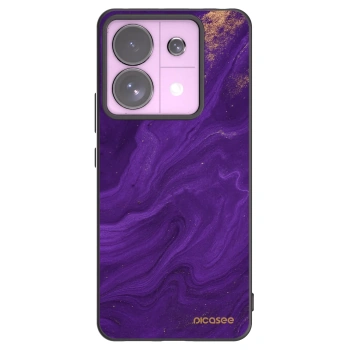 Picasee Xiaomi Redmi Note 13 Pro 5G Hülle - Schwarzes Silikon - Purple