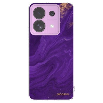 Picasee Xiaomi Redmi Note 13 Pro 5G Hülle - Transparentes Silikon - Purple