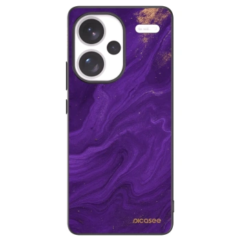 Picasee Xiaomi Redmi Note 13 Pro+ 5G Hülle - Schwarzes Silikon - Purple