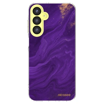 Picasee Samsung Galaxy A25 A256B 5G Hülle - Transparentes Silikon - Purple