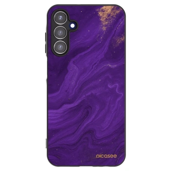 Picasee Samsung Galaxy A15 A156B 5G Hülle - Schwarzes Silikon - Purple